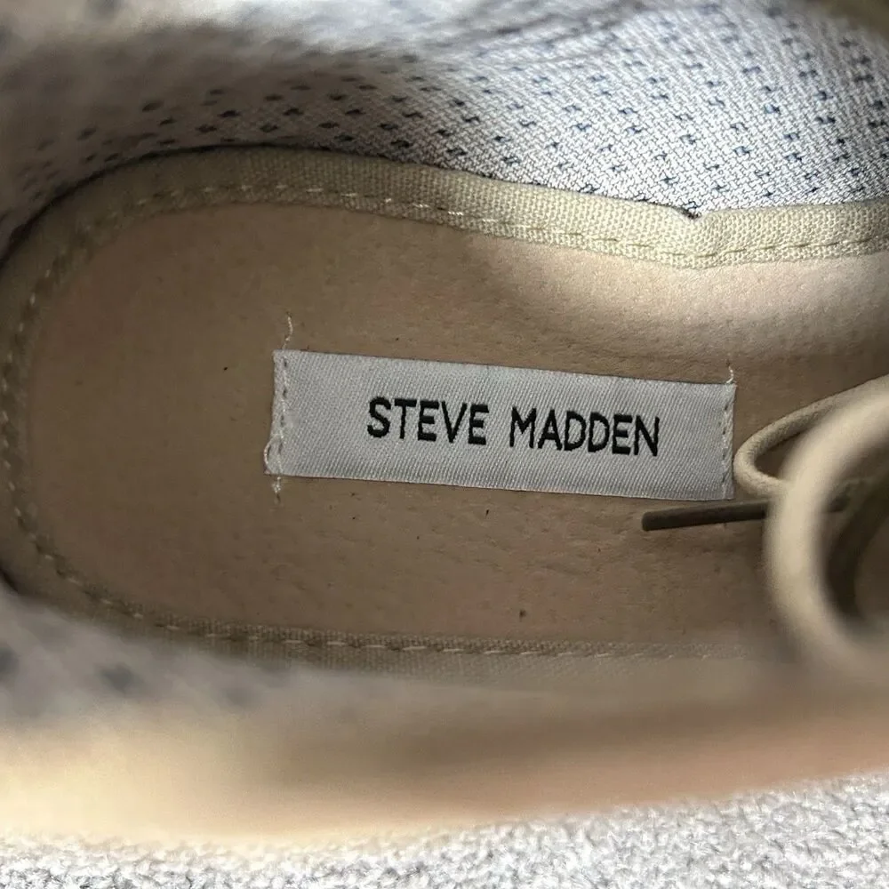 Steve Madden Saxxen Camel Sued Men’s Size 8 Brown Chukka Boots New